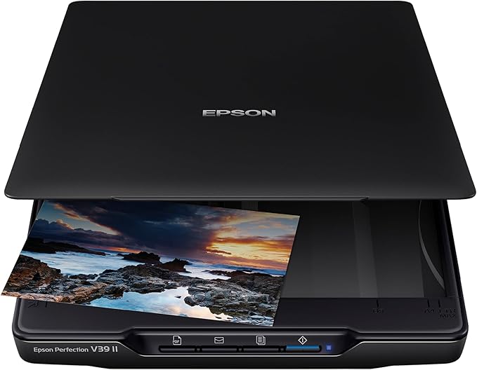 615Bq99ph1L._AC_SX679_ Epson Perfection V39II A4 Flatbed Photo and Document Scanner with Stand - Image 1