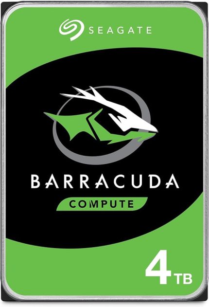eagate Barracuda, internal hard drive 4 TB HDD, 3.5 inch, 5400 rpm, 256 MB cache, SATA 6 GB / s, silver, FFP, model no .: ST4000DMZ04
